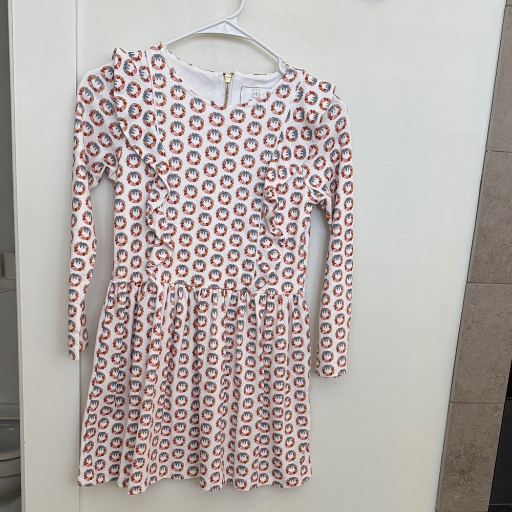 Chic Kids Dress with Floral Accents